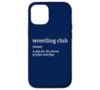 Professional Wrestling Club Definition Funny Wrestlers Case for iPhone 12/12 Pro