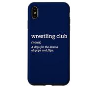 Professional Wrestling Club Definition Funny Wrestlers Case for iPhone XS Max