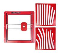 Professional XY-axis draining Groove jig with Dual templates, Built-in Fall, and Flex-Tech Stability-Ideal for Precision Routing in high-end Timber and Solid Surface worktops.