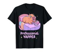 Professional Yapper Capybara Funny Gossip Meme Gen Z Slang Value Graphic T-Shirt