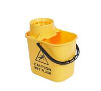 Professional Yellow Bucket & Wringer 15Ltr (Each)