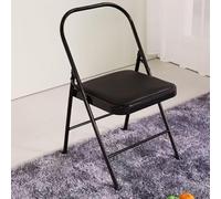 Professional Yoga Chair for Pilates - Stable Backless Design with Non-Slip Feet, Durable Auxiliary Stool for Home and Studio Use (Black)