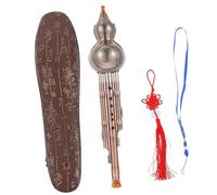 Professionally Hulusi Three Tone Cucurbit Flute Chinese Tradition Gourd Flute For Adultos Beginner Gourd Instrument