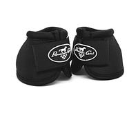 Professional's Choice Overreach Bell Boots Ballistic™ – Quick Wrap Hook & Loop – Large Black