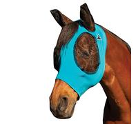 Professional's Choice Comfort-Fit Cob Fly Mask - Pacific Blue Pattern - Maximum Protection and Comfort for Your Horse