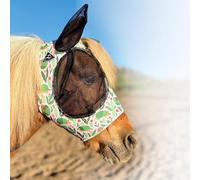 Professional's Choice Comfort-Fit Fly Mask | Smooth, Stretchy Material | Mesh Around The Eyes and Ears Allows for Clear Vision and Keeps Flies and Bugs Away | Pony Size | Armadillos