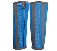 Professional's Choice Deluxe Fly Boots | Breathable Mesh | 4 Pack |Pony Size Pacific Blue