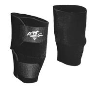 Professional's Choice Equine Knee Boot, Pair (Universal Size, Black)