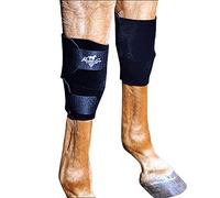 Professional's Choice Equine Knee Boot, Pair (Universal Size, Black)
