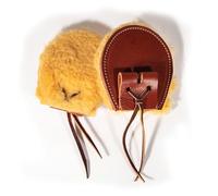 Professional's Choice Leather Cinch Protector | Durable Harness Leather | Sheepskin Fleece Lining