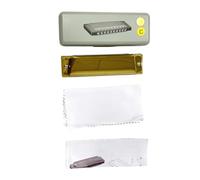 Professionals Harmonica 10 Hole Blues Gold And Silver Playing Harmonica Chromatic Scale