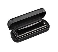 Professionals Harmonica 10 Hole Blues Harmonica Professional Instrument C Key For Performance(Key of D)
