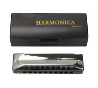 Professionals Harmonica 10 Hole Blues Professional Harmonica For Beginners In Plastic Box