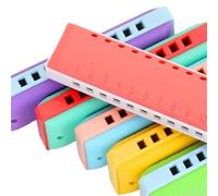 Professionals Harmonica 10 Hole Harmonica Blues Instrument For Beginners And Adults(Purple)