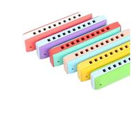 Professionals Harmonica 10 Hole Harmonica Blues Instrument For Beginners And Adults(Yellow)