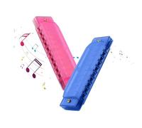 Professionals Harmonica 10hole Harmonica In The Key Of C Diatonic Scale Translucent Plastic Case(Blue)