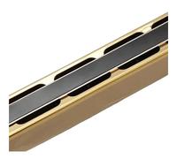 Professionals Harmonica 24 Hole Vibrato Harmonica Set Professional Woodwind Instrument(Sliver color bD Key)