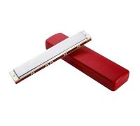 Professionals Harmonica 28hole Harmonica In The Key Of C Wide Range Heavy Piano Instrument For Beginners