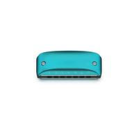 Professionals harmonica 7-hole Blues Mini Harmonica A Beautiful Gift With Lanyard Easy To Play Instrument (A/Bb/G/F/D/C Key)(A)