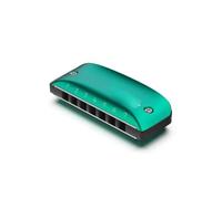 Professionals harmonica 7-hole Blues Mini Harmonica A Beautiful Gift With Lanyard Easy To Play Instrument (A/Bb/G/F/D/C Key)(F)