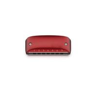 Professionals harmonica 7-hole Blues Mini Harmonica A Beautiful Gift With Lanyard Easy To Play Instrument (A/Bb/G/F/D/C Key)(C)