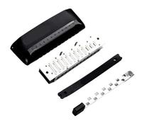 Professionals harmonica Chromatic Harmonica In G For Adults And Professionals With Unique Modern Design BLACK Cover(C)