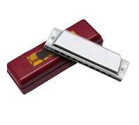 Professionals Harmonica Harmonica 10 Hole Diatonic Blues Harp Music Instrument(D Key)