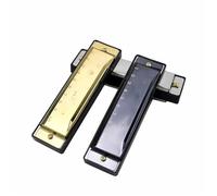 Professionals Harmonica Portable C Key 10 Hole Harmonica With Metal Case For Beginners To Teach Diatonic Scale(2)