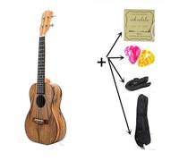 Professonial Ukulele 21/23 Inch Walnut Ukulele 19 Frets Hawaii 4 Strings Guitar Music Instruments Rosewood Fingerboard(21uku with accessories)