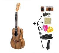 Professonial Ukulele 21/23 Inch Walnut Ukulele 19 Frets Hawaii 4 Strings Guitar Music Instruments Rosewood Fingerboard(21electric uke and all)