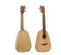 Professonial Ukulele 21 Inch 24 Inch Barrel Ukulele Red Pine Rotten Wood Surface Single Wood Color Matte Ukulele(24 inches)