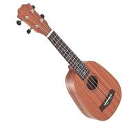 Professonial Ukulele 21-inch Mini Ukulele Sapele Wood Soprano Pineapple Shaped 4-string Piano(A)