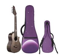 Professonial Ukulele 26" Tenor Ukulele 2A Solid Mahogany Top Glossy Professional Strings(2)