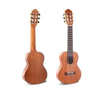 Professonial Ukulele 28" All Mahogany Mini Matte Electric Baritone Acoustic Guitar 6 String Ukulele Installed Pickups Travel(A)