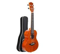 Professonial Ukulele Beginner Left Hand Ukulele Concert 23" Solid Mahogany 12 Fret 1:18 Copper Tuners