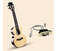 Professonial Ukulele Electric Spruce Wood Ukulele Professional Beginner Hawaiian Four-String Guitar(26 Inche)