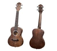 Professonial Ukulele Professional Tiger Pattern Ukulele Four-String Hawaiian Guitar(Brown)
