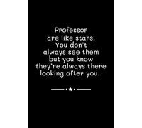 Professor Are Like Stars: Lined Journal Notebook