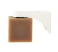 Professor Fuzzworthy Air Dry Magnetic Soap Holder in-Shower Storage for Soaps & Beard Shampoo Bars - No More Soggy Soaps - WHITE Soap Dish Dispenser Bath Kitchen & Shower