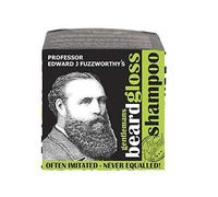 Professor Fuzzworthy Apple Cider Vinegar Beard Shampoo Bar - Natural Solid Beard Wash with Honey & Beeswax for Shine, Beard Itch Care & Dry Skin Support, 115 g