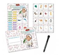 Professor Gauss™ Key Stage 1 Printed Magnet Game - Animals & Habitats - Magnetic A3 Sheet For Fridge, Whiteboard Or Office