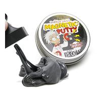 Professor Gauss™ Magnetic Putty with Skittle Magnet for Kids, Boy, Girl, Science, Learning, and Fun - Black Goo - Pack of 10