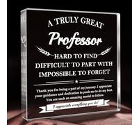 Professor Gifts - Appreciation Thank You Gift for Professor, A Truly Great Professor Plaque Decor-Teacher's Day Gifts, Leaving Going Away Retirement Birthday Appreciation Gifts for Professor, Coworker