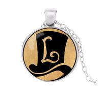 Professor Layton Emblem Inspired glass cabochon dome Pendant