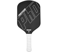 Professor PhD Raw Carbon Fiber Pickleball Paddle -Black Edge