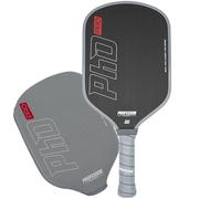 Professor Pickleball PhD PRO Raw Carbon Fiber Paddle - Grey Edge