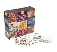 Professor Puzzle 7-in-1 Timeless Masterpieces Jigsaw Set | Seven Classic Art Puzzles Featuring The Starry Night, The Scream, The Birth of Venus & More | 1000, 750 & 500 Piece Jigsaws for Adults