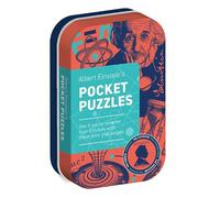 Professor Puzzle Albert Einstein Pocket Puzzles | 50 Brain Teasers, Logic Puzzles & Riddles, Travel Size Tin, Mind-Bending Puzzle Challenge, For Teens & Adults