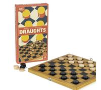 Draughts Game Draughts 29 X 29 Cm Wood Brown