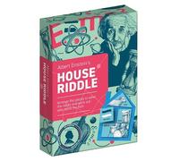 Professor Puzzle Einstein House Riddle Puzzle Game | Travel Size Logic Puzzle & Brain Teaser | Portable Deduction Challenge | Solve the Mystery Riddle | Family Puzzle Game for Teens & Adults